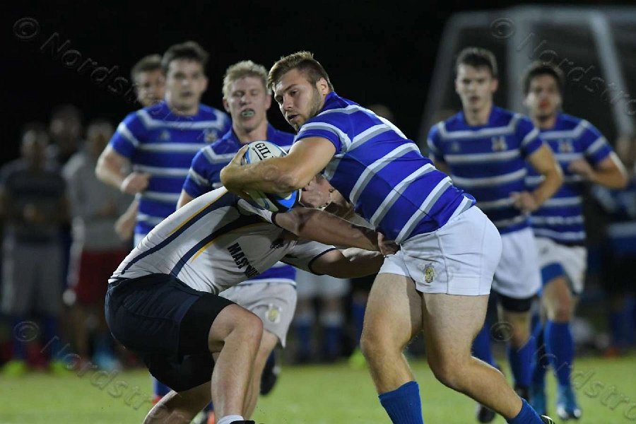Wheaton Men\'s Rugby vs Mass Maritime.  Photo by Keith Nordstrom
